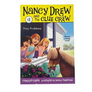 Pony Problems Nancy Drew & the Clue Crew Book 3 Kids Chapter Book NEW